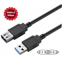 Gilbord quality USB3.0 καλώδιο 1,5m αρσενικό θηλυκό MF